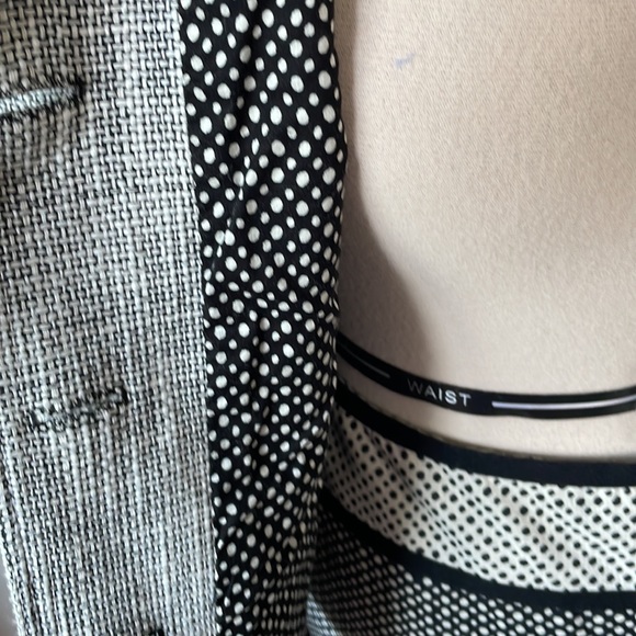 Sigrid Olsen Suite Jacket & Skirt in White/Black Size-12 - Picture 11 of 11